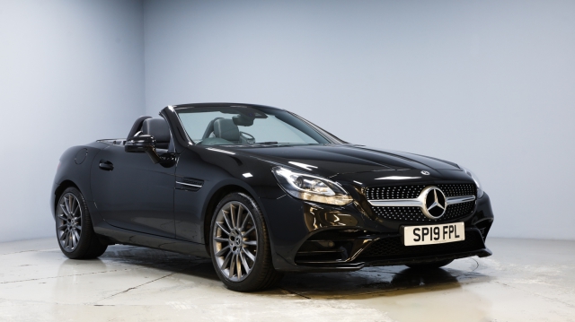 View the 2019 Mercedes-Benz SLC: 1.6 SLC180 GPF AMG Line Convertible 2dr Petrol G-Tronic Euro 6 (s/s) (156 ps) Online at Peter Vardy