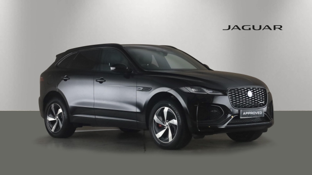 View the 2024 Jaguar F-PACE: 2.0 P400e 19.3kWh R-Dynamic HSE Black SUV 5dr Petrol Plug-in Hybrid Auto AWD Euro 6 (s/s) (404 ps) Online at Peter Vardy