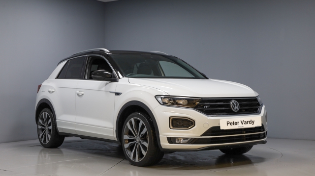 View the 2019 Volkswagen T-Roc: 1.5 TSI GPF EVO R-Line SUV 5dr Petrol Manual Euro 6 (s/s) (150 ps) Online at Peter Vardy