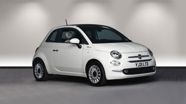 View the 2021 Fiat 500: 1.0 Mild Hybrid Dolcevita [Part Leather] 3dr Online at Peter Vardy