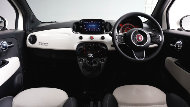 View the 2021 Fiat 500: 1.0 Mild Hybrid Dolcevita [Part Leather] 3dr Online at Peter Vardy