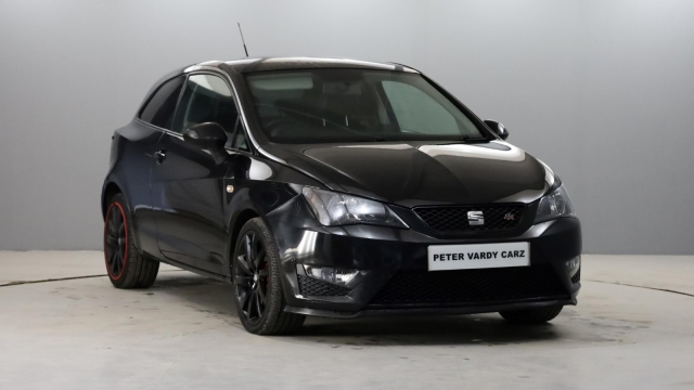 View the 2015 Seat Ibiza: 1.4 TSI ACT FR Black 3dr Online at Peter Vardy