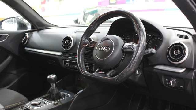 View the 2015 Audi A3: 1.6 TDI 110 S Line 3dr [Nav] Online at Peter Vardy