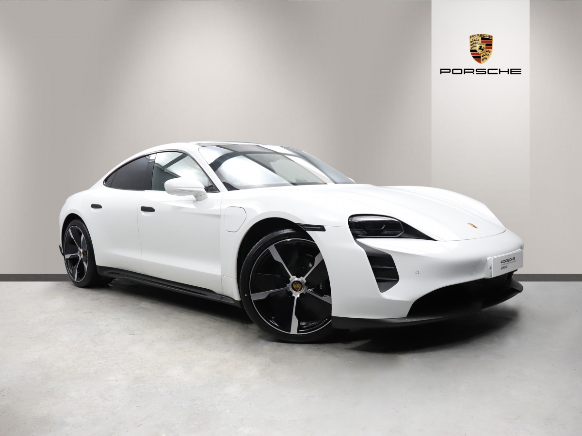 Buy Deluxe Porsche Taycan Turbo S, white online